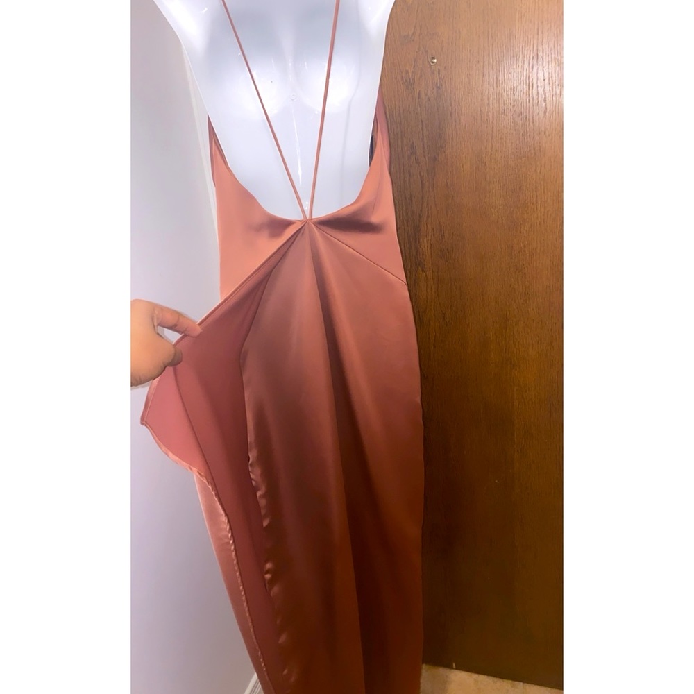 Two tone maxi dress